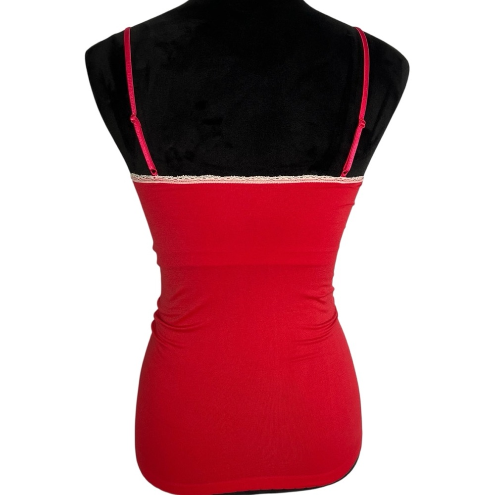 2013 Victoria's Secret Red Camisole with Shelf Bra Size Medium - Picture 3 of 4